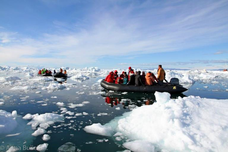 North West Passage Zodiac Ice