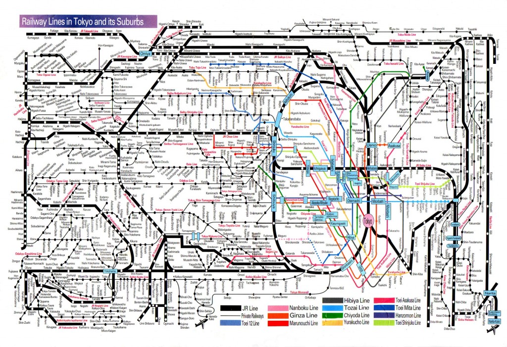 railway lines tokyo