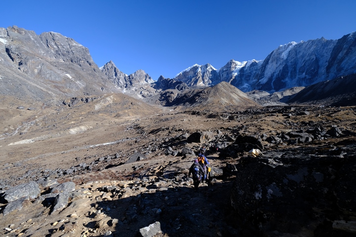 Cho La trail from Dzongla blog size