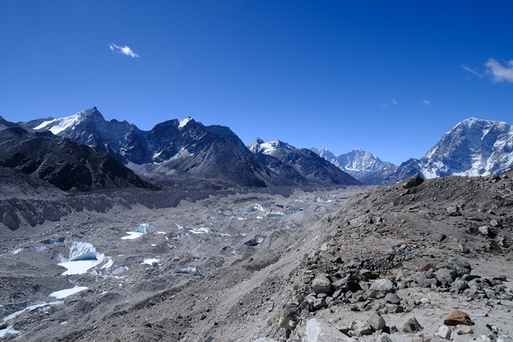 Khumbu Glacier, looking back blog size